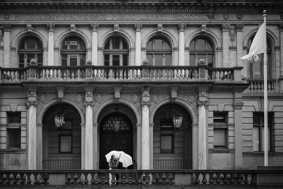 Providence library wedding