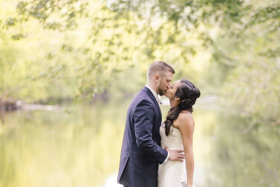 Classic wedding portrait