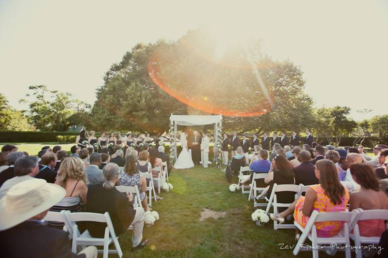 Outdoor wedding