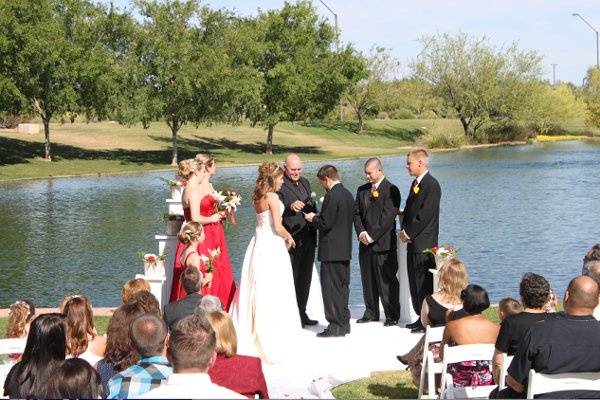 Sunny ceremony