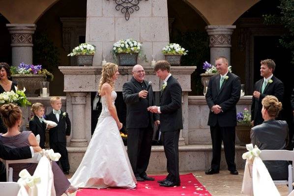 Happily getting married together