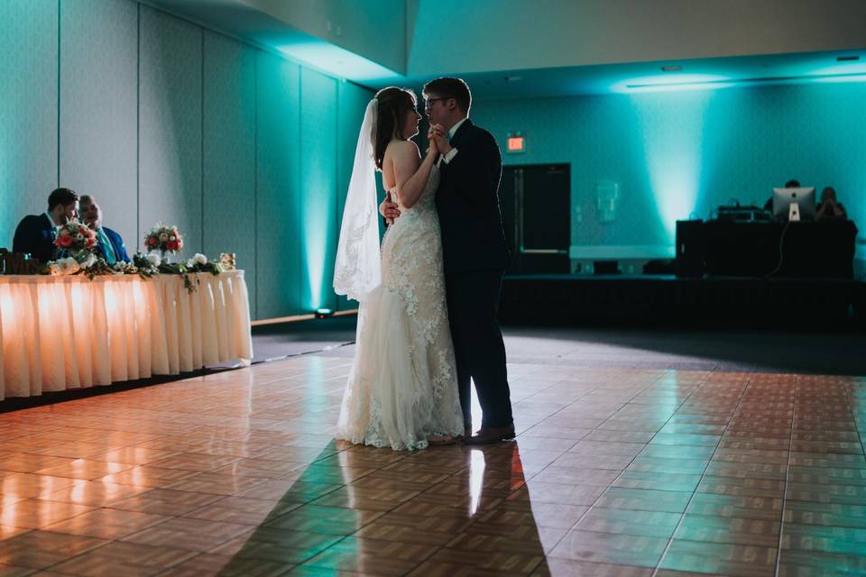 A memorable first dance