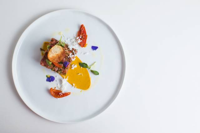 White plates