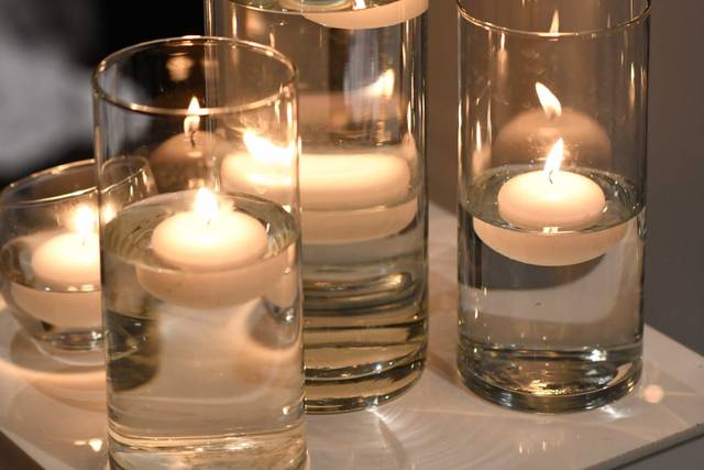 Assorted cylinder vases