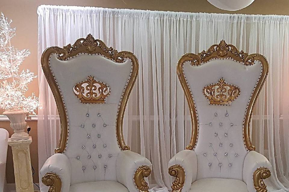 Throne Chairs - Hire in Fl