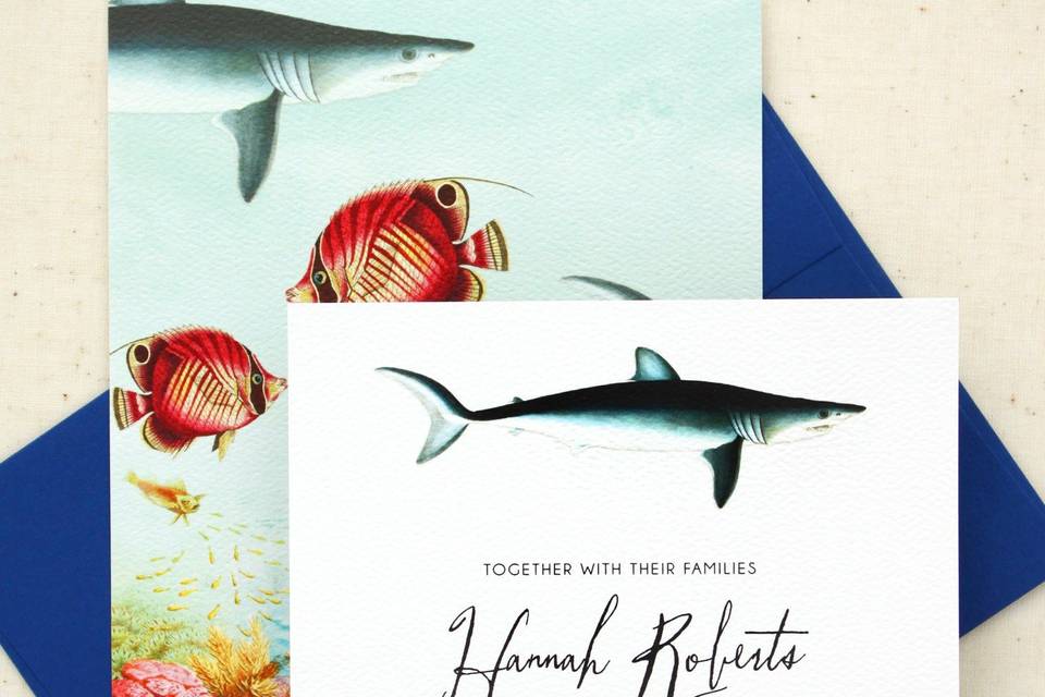 Shark Wedding Invitation