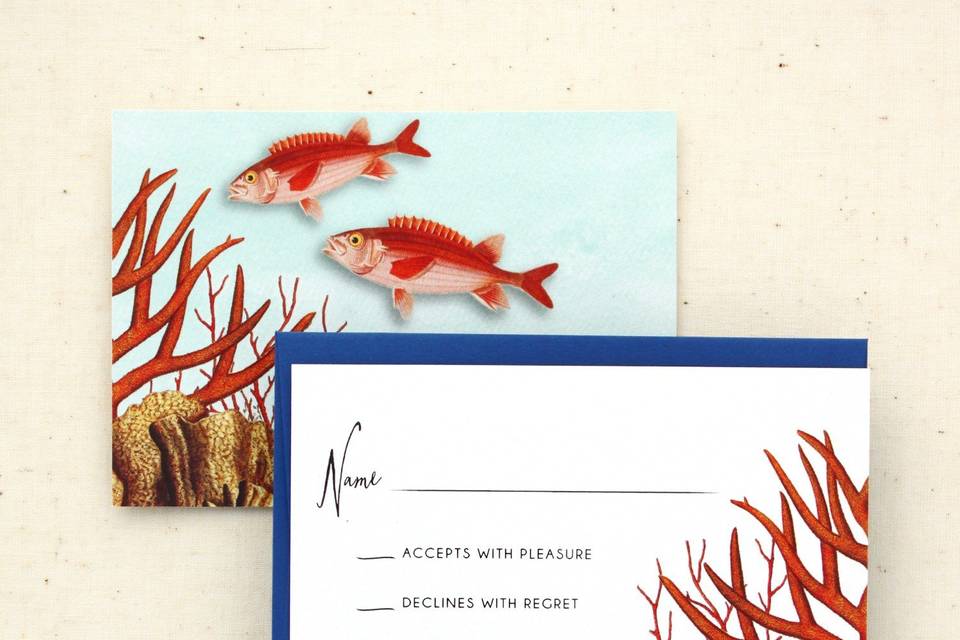 Aquarium Wedding Invites