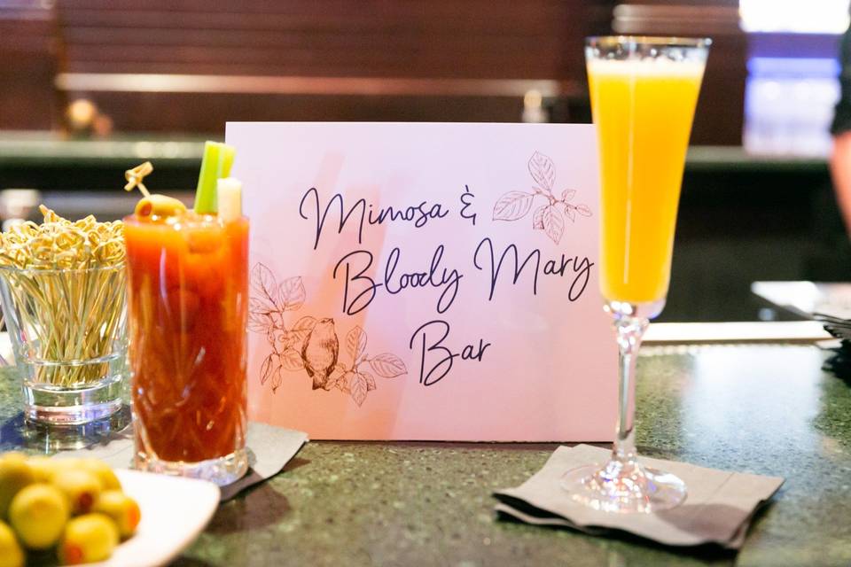 Mimosa & Bloody Mary bar