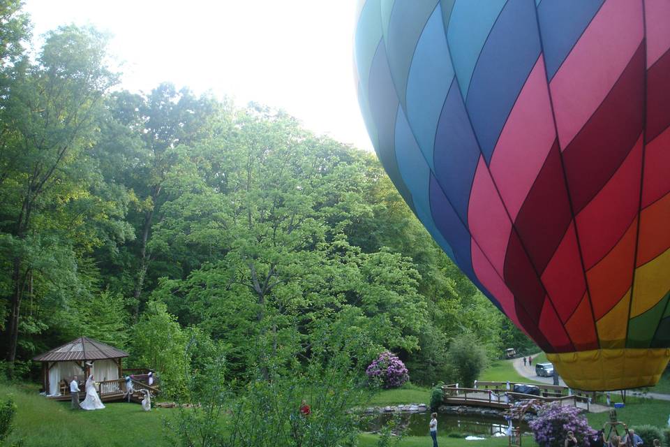 Hot air balloon ride