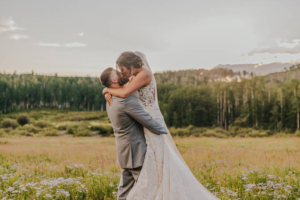 Bride and groom