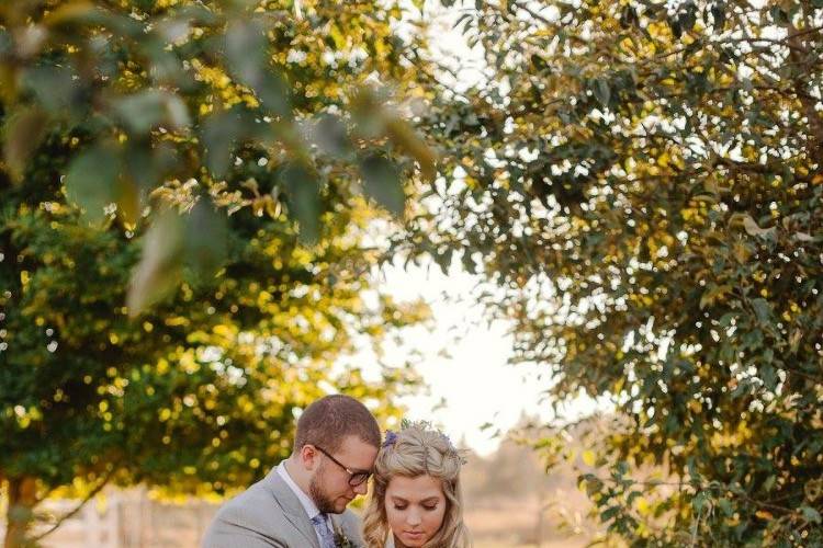 Groom and bride