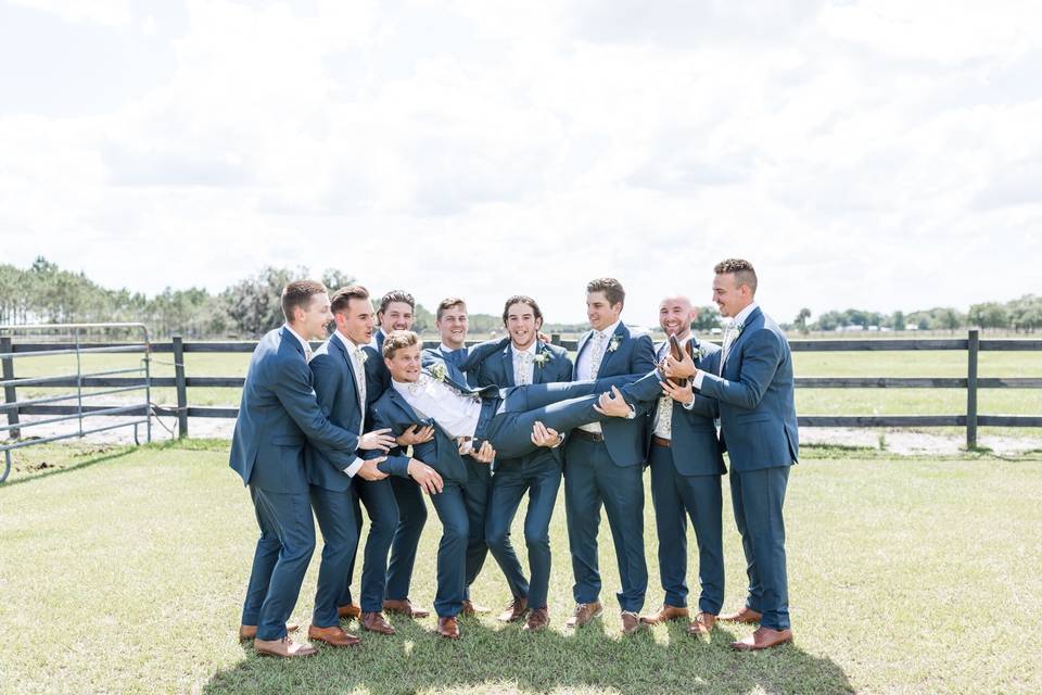 Groomsmen fun