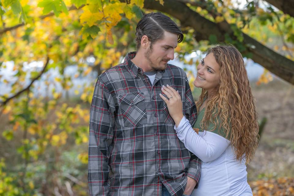 Engagement love fall
