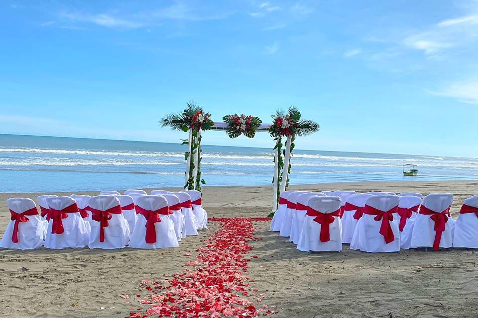 Beach wedding