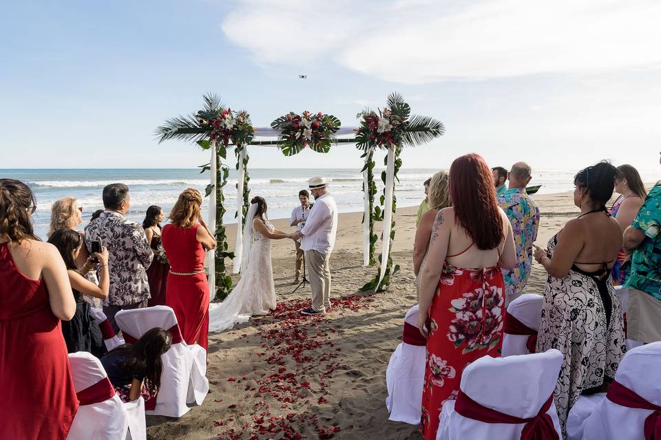 Beach wedding