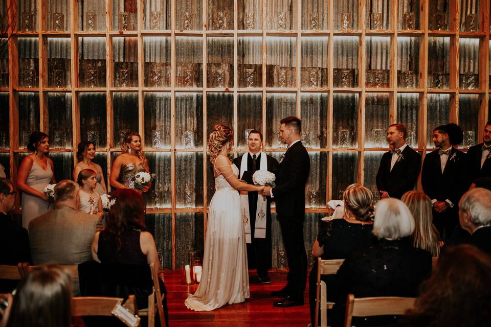 Exchanging vows - Laken Mackenzie Photography