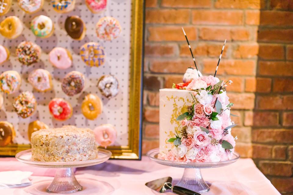 Colorful dessert table