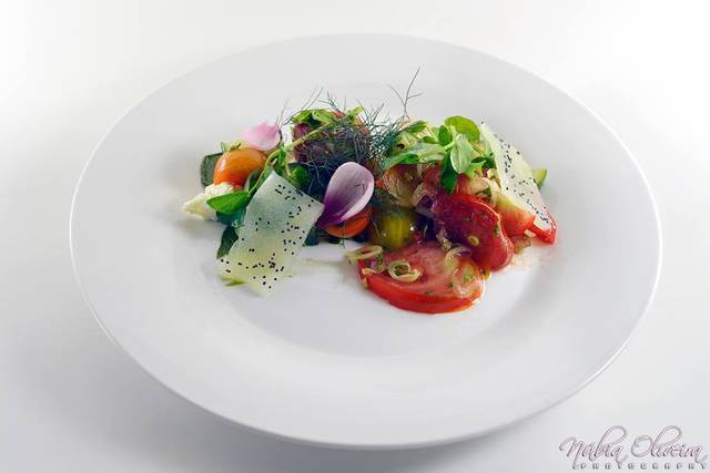 Green Zebra Farm tomato salad