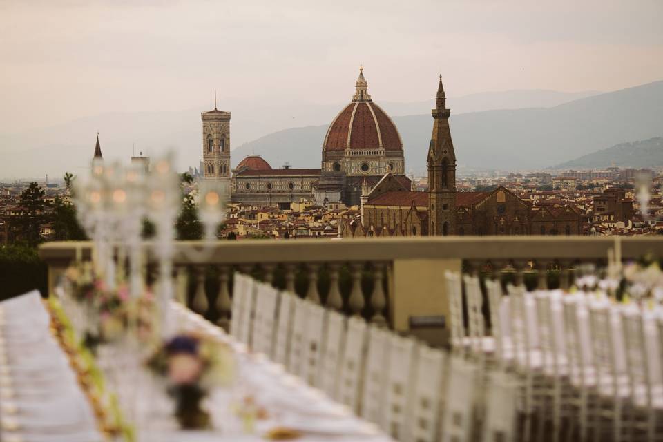 Sunset over Florence