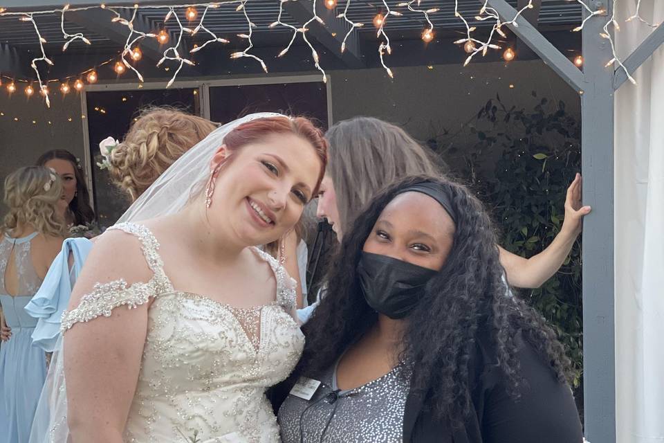 Me and the bride