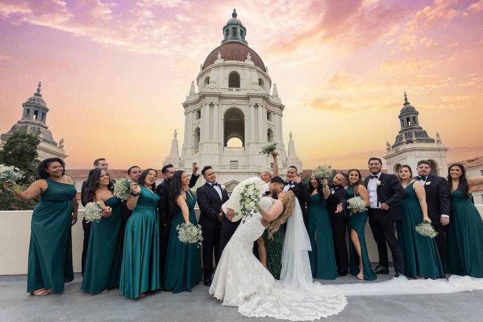 Pasadena city hall wedding