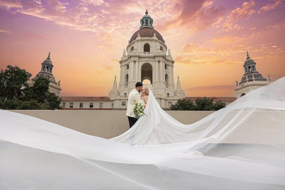 Pasadena city hall wedding