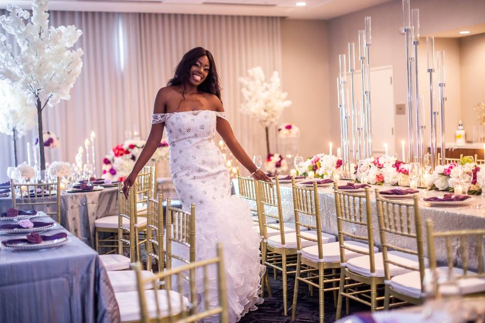 Styled shoot reception