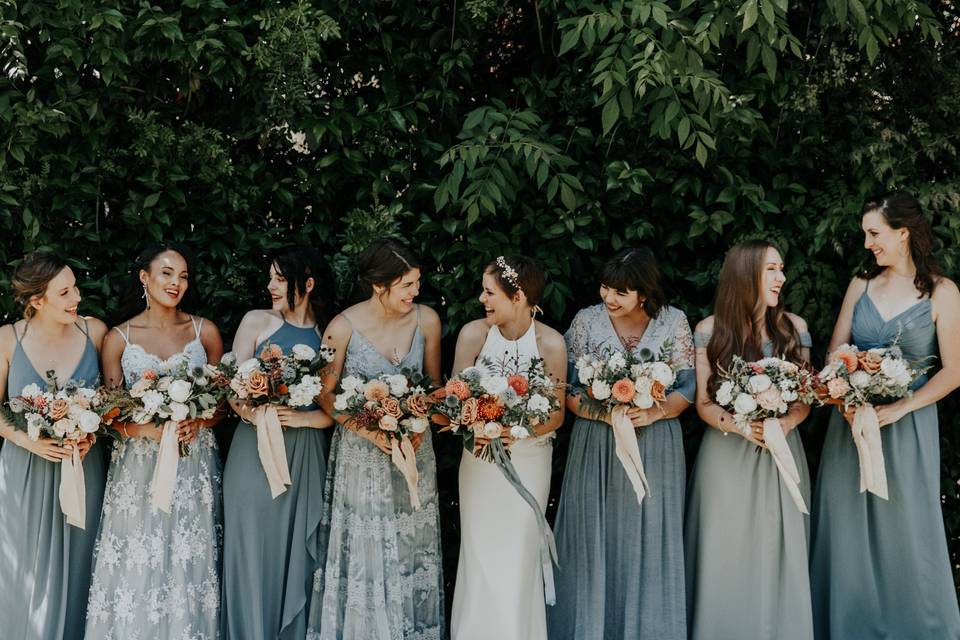 Bridesmaids bouquets