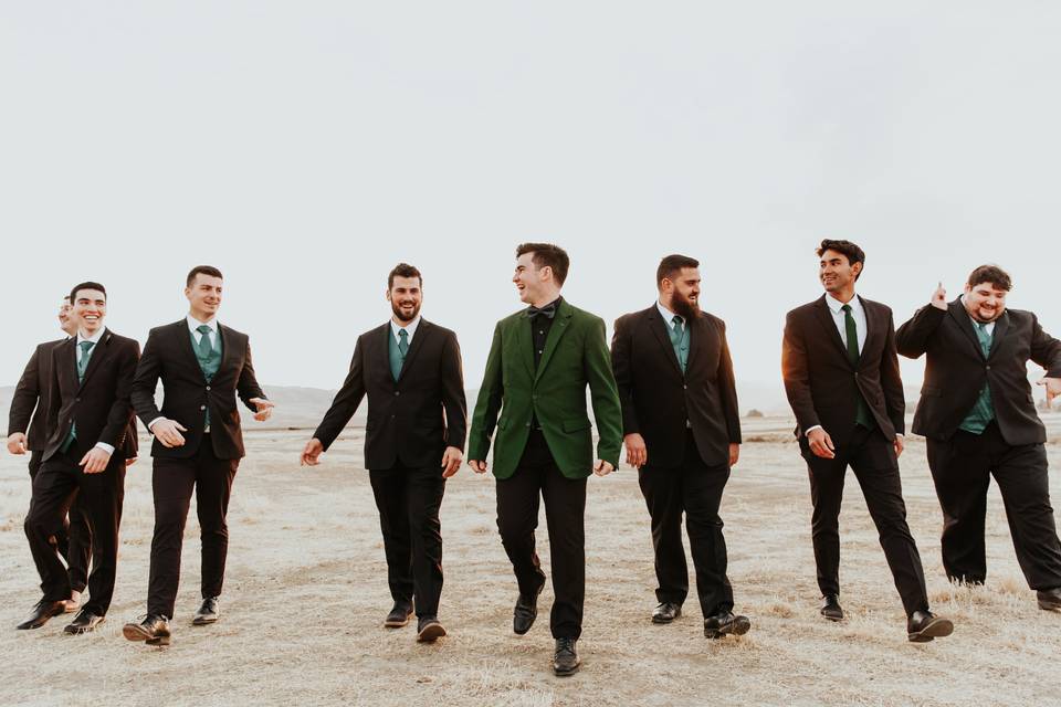 The groomsmen