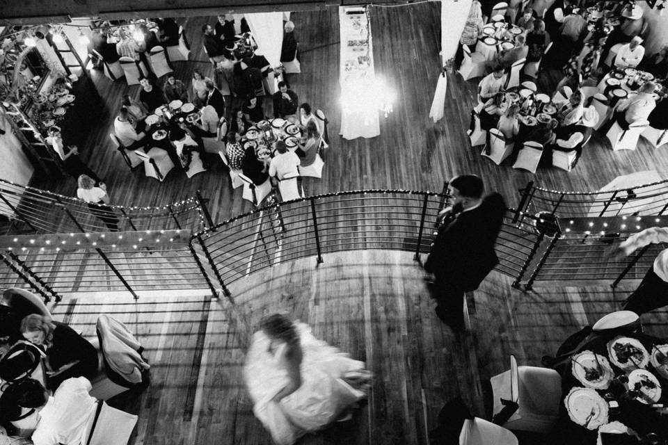 Wedding from above