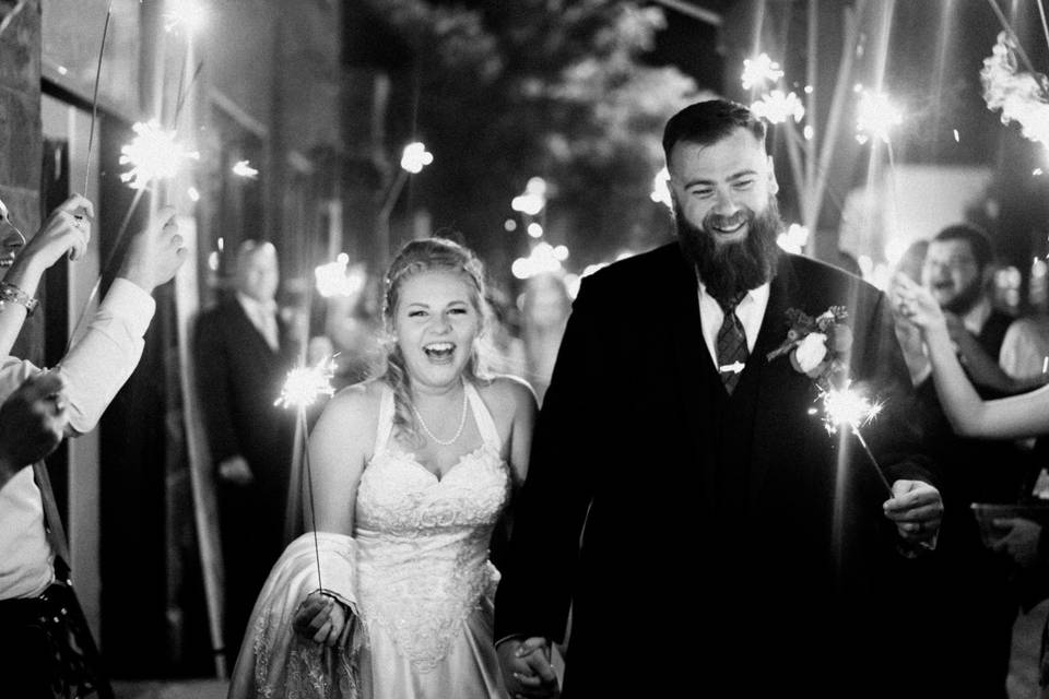 Sparkler recessional