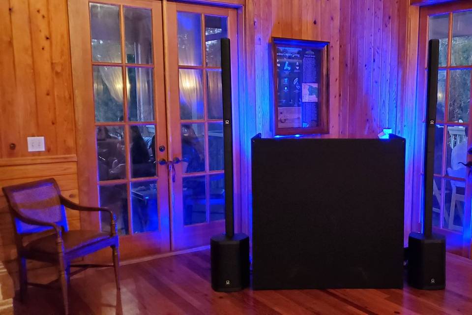 Small venue setup