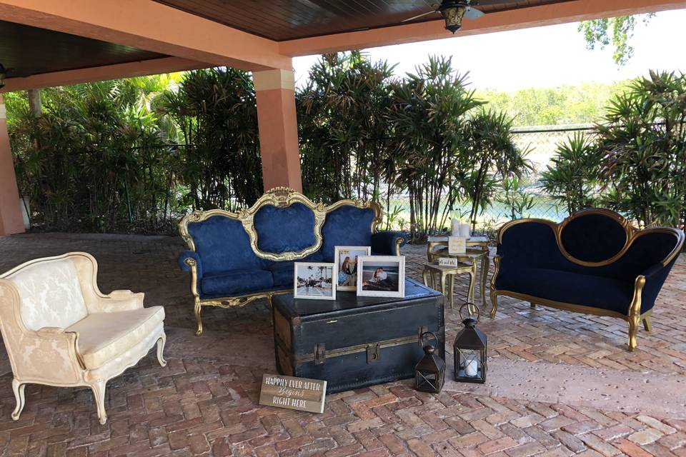 Vintage living lounge