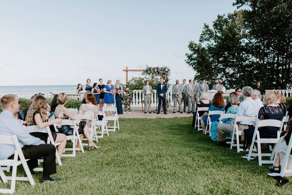 Ceremony set up