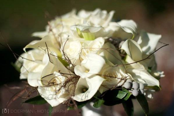 White flowers