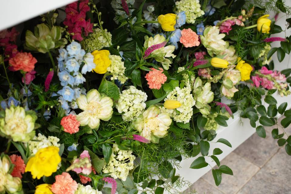 Bar Floral Installation