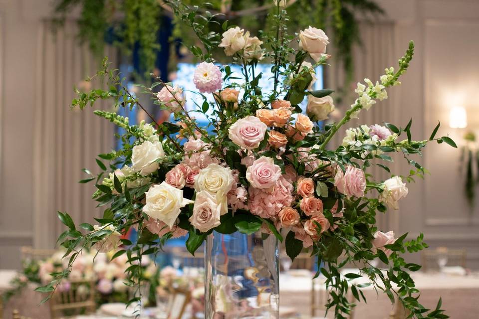 Elevated Reception Centerpiece