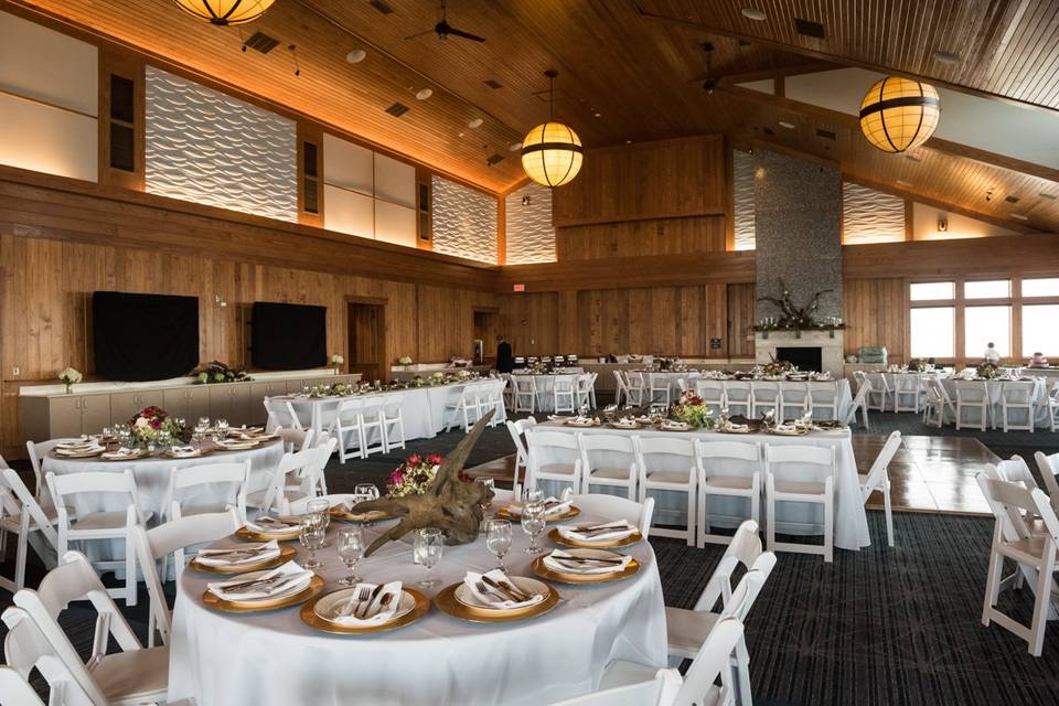 White tables and chairs | Pullen Photography