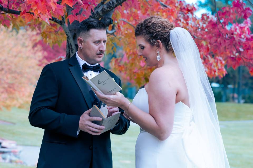 Reading their Vows