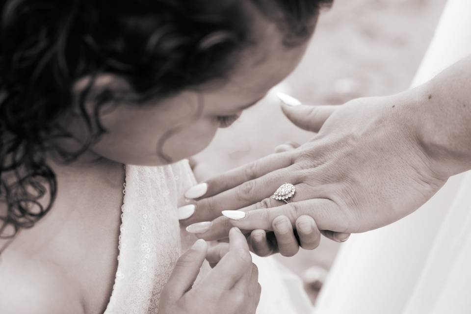 Gold Beach Wedding