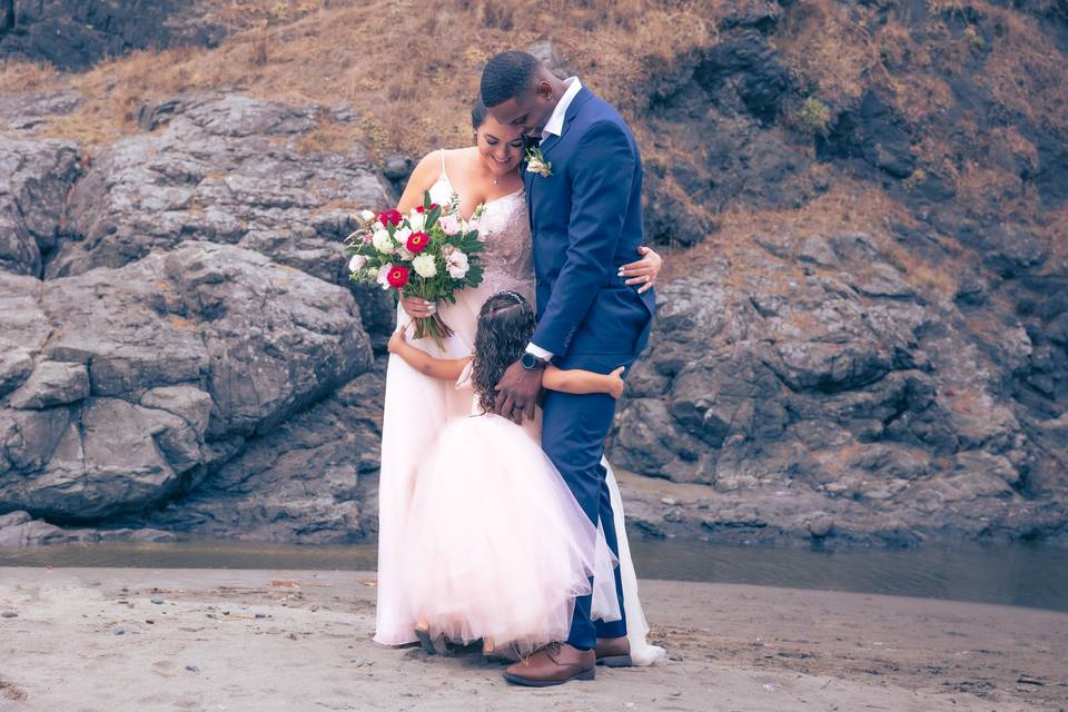 Gold Beach Wedding