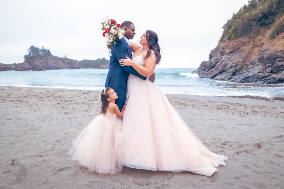 Gold Beach Wedding