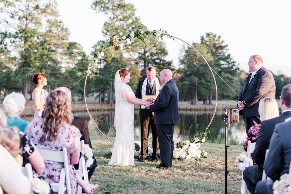 Outdoor Ceremony on Greens