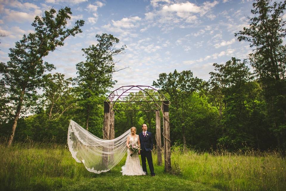 Couple in a clearing - Bryson Buehrer Photography