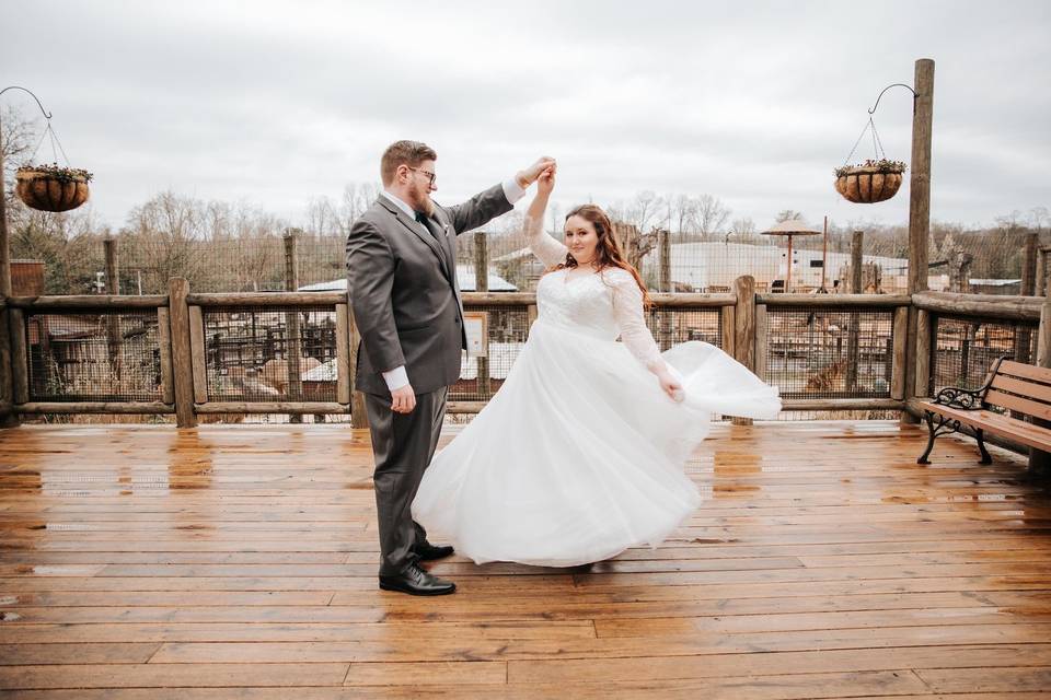 Twirls from the Bride