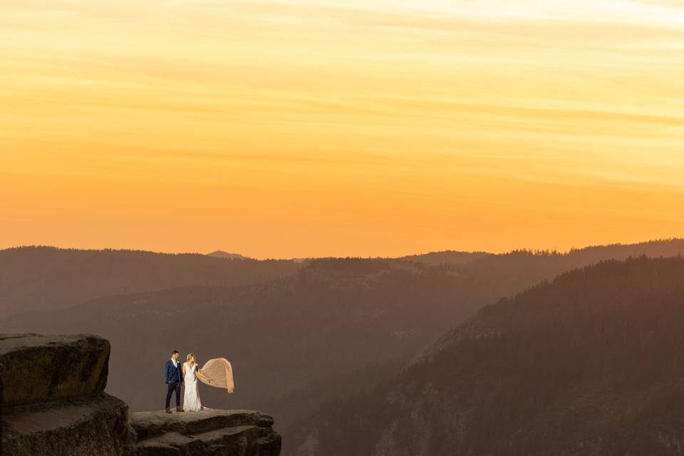 Couple at Taft Point