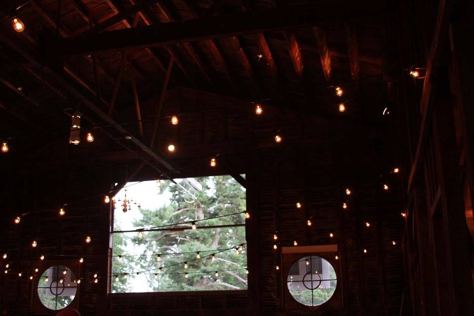 Lighting in the barn