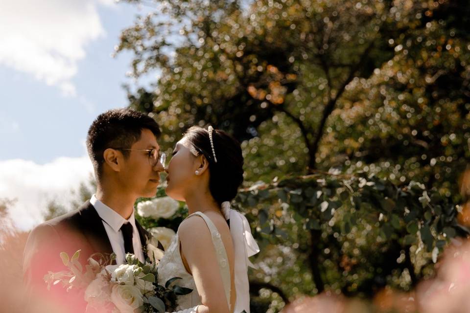 Outdoor couple portraiture