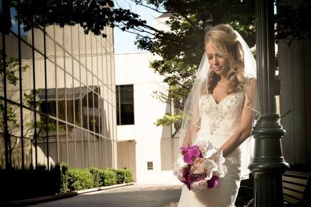 Bride full body shot