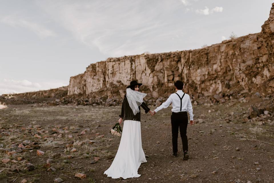 Gorgeous elopement setting!